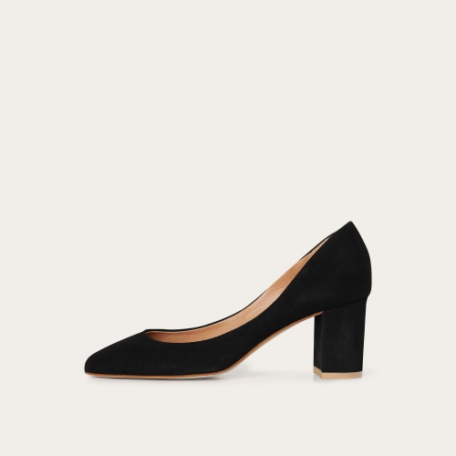 Migdal High Heels, black suede | Balagan Studio