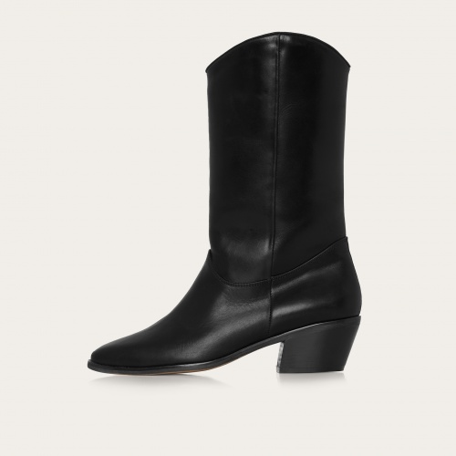 Lasso Cowboy Boots, black rustic | Balagan Studio