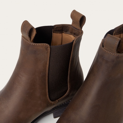 Negew Chelsea Boots, waxed brown | Balagan Studio