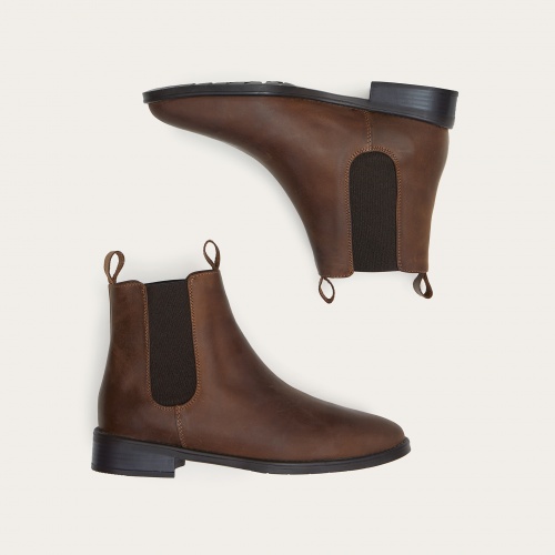 Negew Chelsea Boots, waxed brown | Balagan Studio