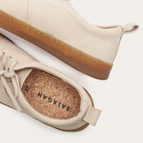 Shakuf sneakersy BIO, jasny nubuk | Balagan Studio