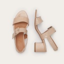 Rehava Sandals, rattan glossy