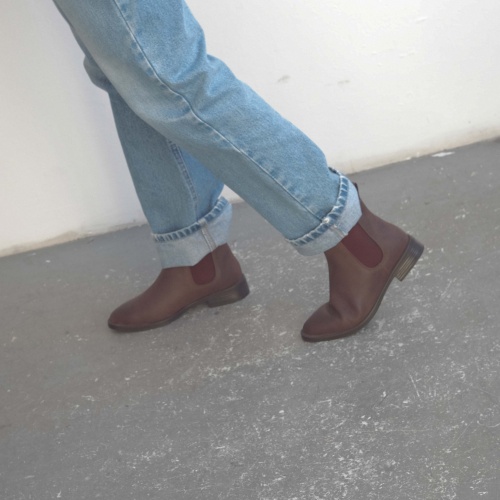Negew Chelsea Boots, waxed brown | Balagan Studio