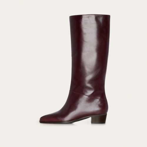 Martha High Boots, mahogany | Balagan Studio
