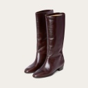 Martha High Boots, mahogany