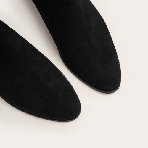 Rikma Boots, black velvet | Balagan Studio
