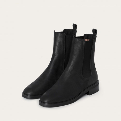 Arava Chelsea Boots, black nubuck | Balagan Studio