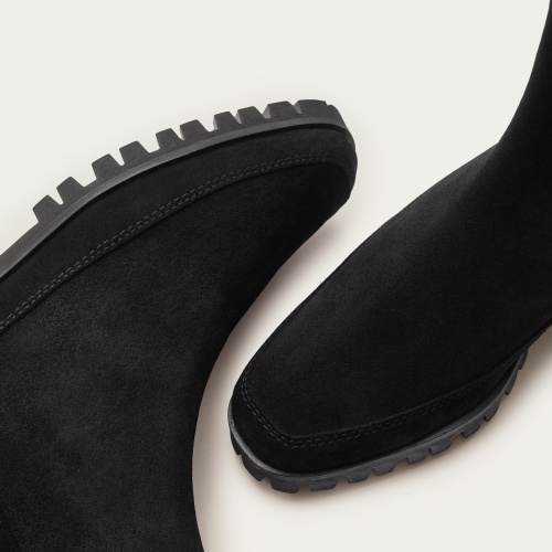 Saviv botki, czarny welur | Balagan Studio