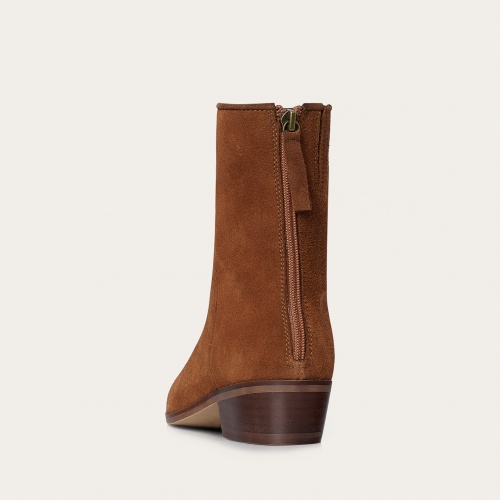 Sus botki, rudy welur OUTLET| Balagan Studio