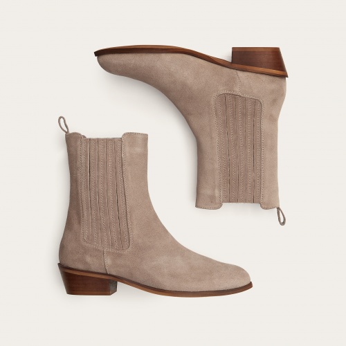 Ukaf Boots, grey velvet OUTLET | Balagan Studio