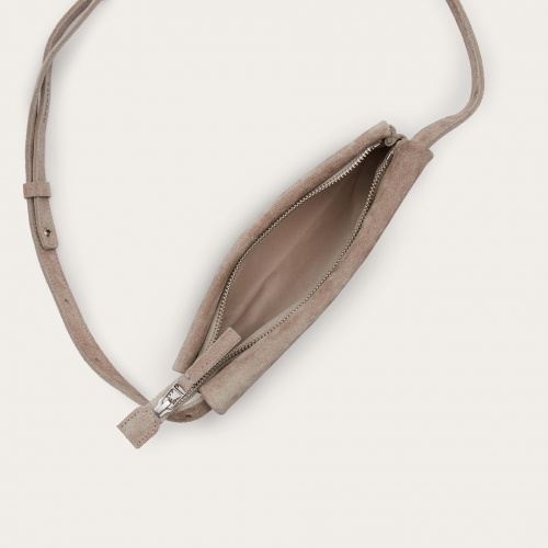 Shuk torebka S, szary welur | Balagan Studio