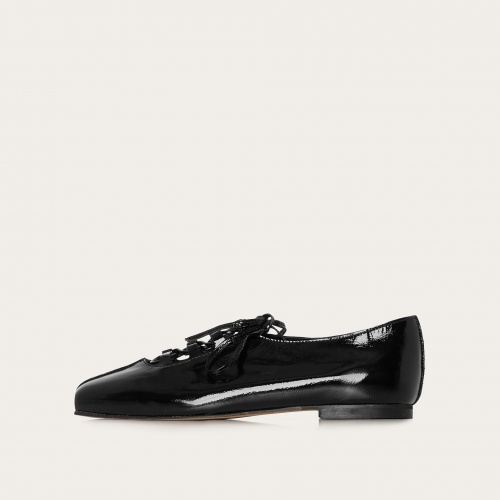 Roma Ballerina, glossy black OUTLET | Balagan Studio