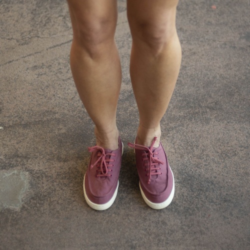 Eretz sneakersy VEGAN BIO, marsala | Balagan Studio