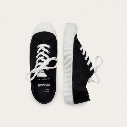 Novesta Star Master women's sneakers VEGAN, black | Balagan Studio