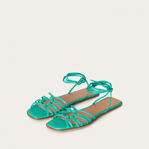 Amfi Sandals, vivid green OUTLET | Balagan Studio
