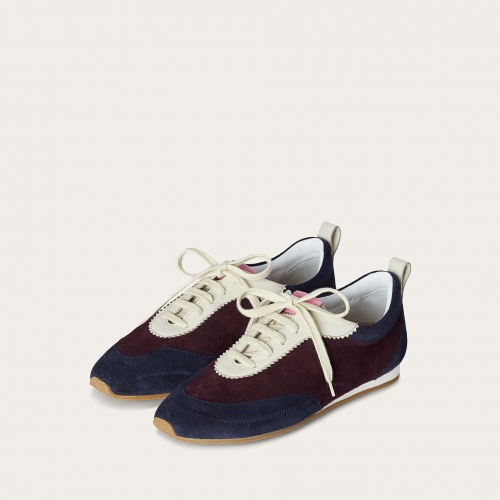 Ritza sneakersy, atramentowy welur | Balagan Studio