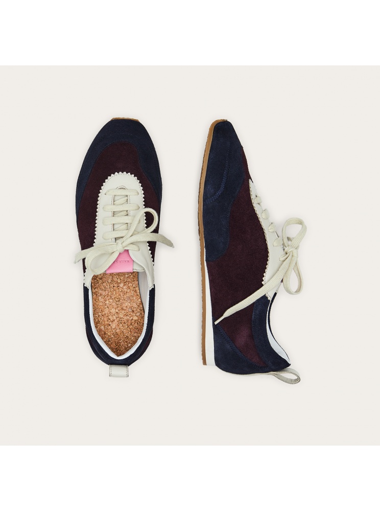 Ritza sneakersy, atramentowy welur | Balagan Studio