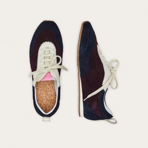 Ritza sneakersy, atramentowy welur | Balagan Studio