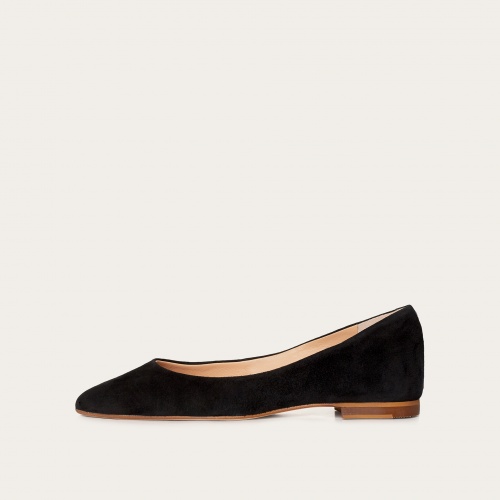 Mishor Ballerina, black suede | Balagan Studio
