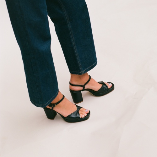 Bianca Sandals, black | Balagan Studio