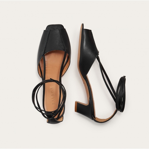 Patio Sandals, black | Balagan Studio