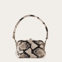 Roha Bag S, off white python pattern