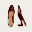 Veronica Pumps, glossy bordo