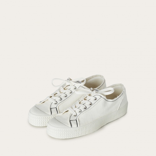 Novesta Star Master sneakersy męskie VEGAN, perłowy z czarną nicią OUTLET| Balagan Studio