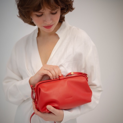 Rofe Bag M, poppy red OUTLET | Balagan Studio