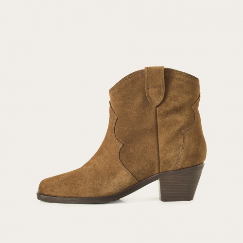 Jesse Cowboy Boots, moos velvet | Balagan Studio