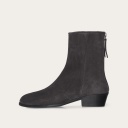 Sus botki, antracytowy welur OUTLET