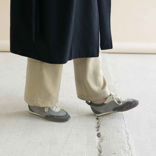 Ritza sneakers, grey velvet| Balagan Studio