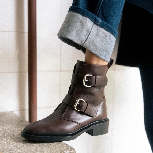 Anya boots, deep brown | Balagan Studio