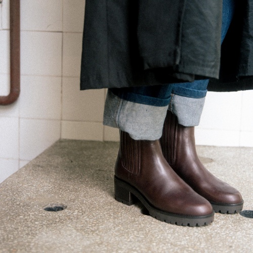 Amida boots, deep brown | Balagan Studio
