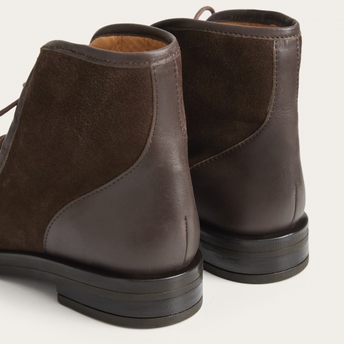 Roe Boots, dark chocolate velvet| Balagan Studio