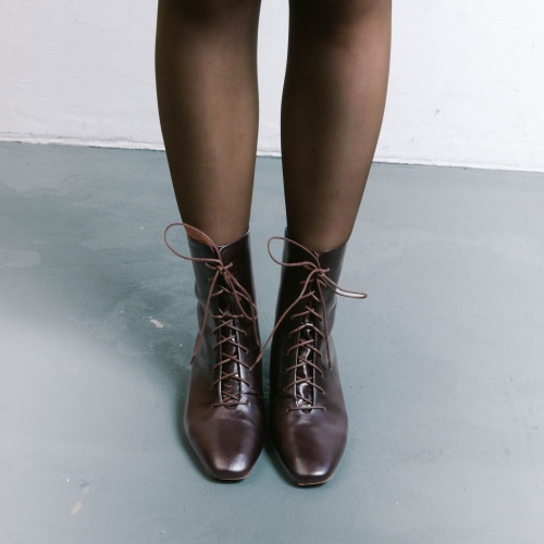 Victoria Boots, mahogany | Balagan Studio