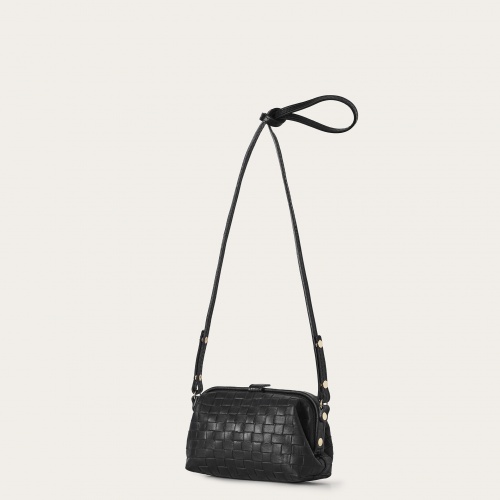 Rofe Bag S, matte black braid OUTLET | Balagan Studio