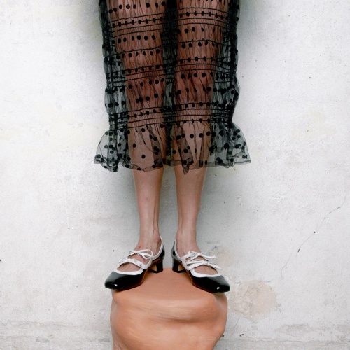 Greta Heels, black & white gloss | Balagan Studio
