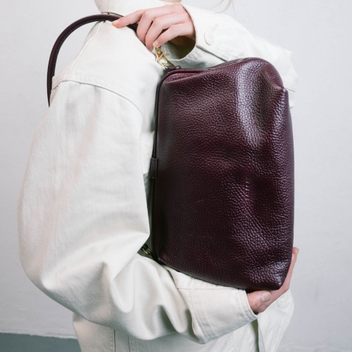 Rofe torebka L, burgund OUTLET | Balagan Studio