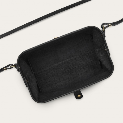 Rofe Bag M, matte black braid OUTLET | Balagan Studio