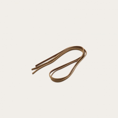 Shoelaces Tefer Flats, caramel velvet | Balagan Studio