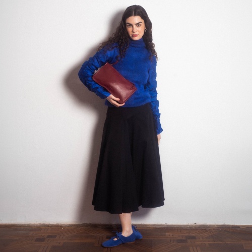 Suzanne torebka M, bordowy | Balagan Studio
