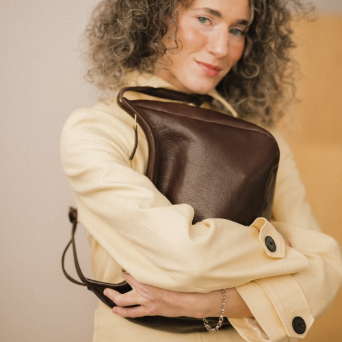 Beatrice Bag M, deep brown | Balagan Studio