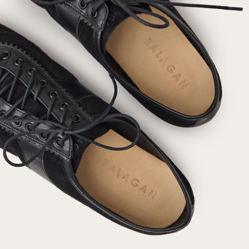 Milano Sneakers, black velvet | Balagan Studio