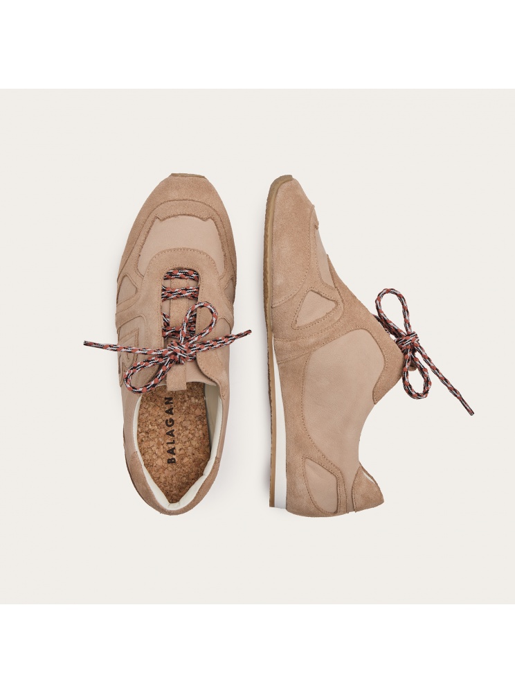 B. No.1 sneakersy, beżowy nubuk | Balagan Studio