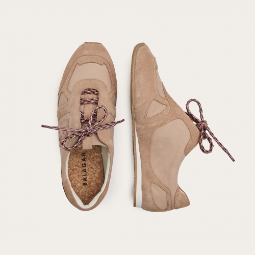 B. No.1 Sneakers, beige nubuck | Balagan Studio