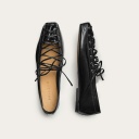 Cleo Ballerina, glossy black