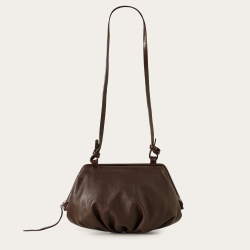 Plis Bag M, deep brown OUTLET | Balagan Studio