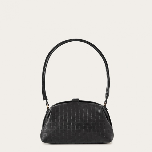 Hug Bag M, matte black braid | Balagan Studio