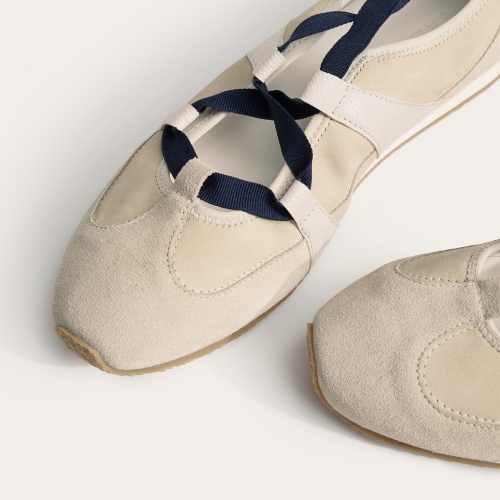 2000s Ballerina Sneakers, bright velvet | Balagan Studio